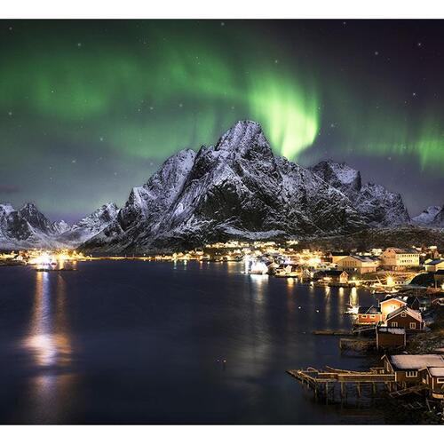 Fototapet - Aurora borealis