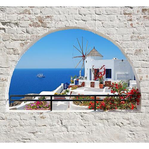 Fototapet - Summer in Santorini