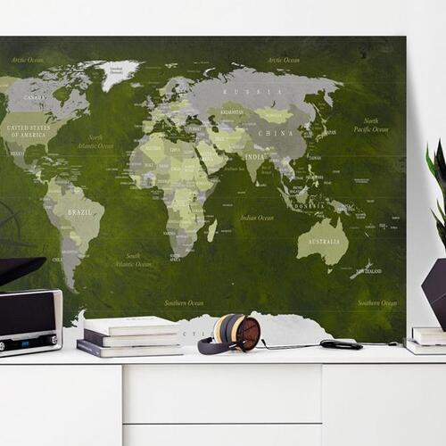Billede på kork - Malachite World