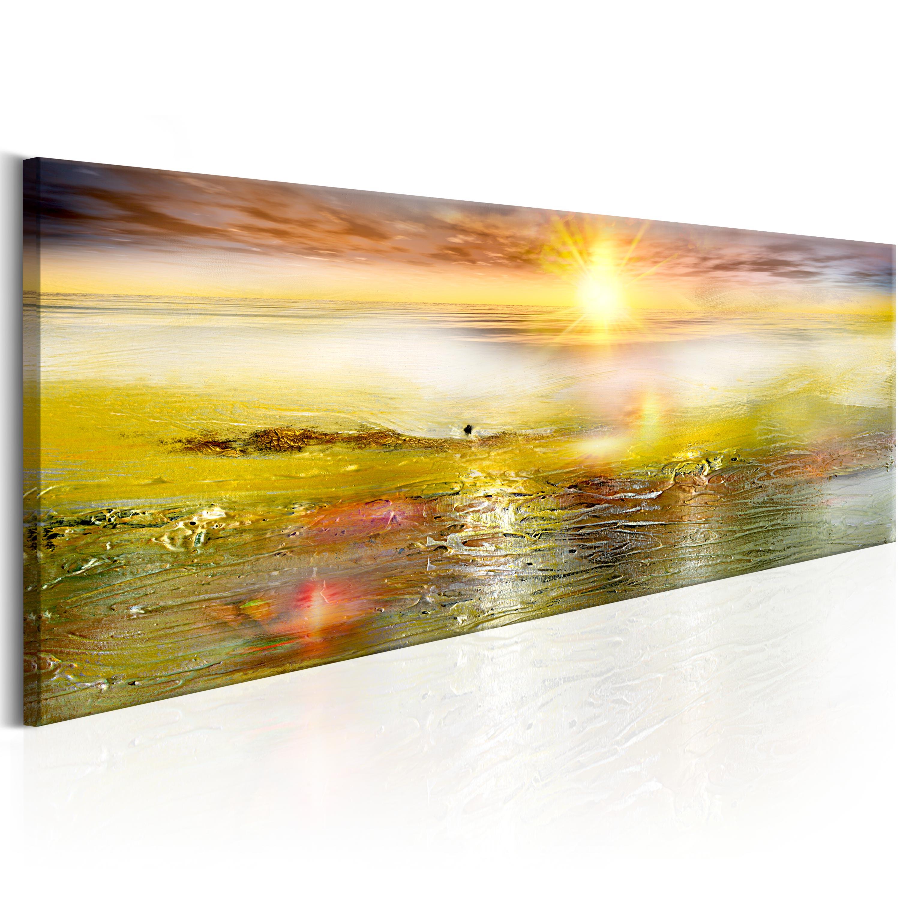Billede - Sunny Sea - 150 x 50 cm - Premium Print