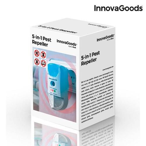 InnovaGoods 5 i 1 Insekt Skræmmer med LED og Sensor