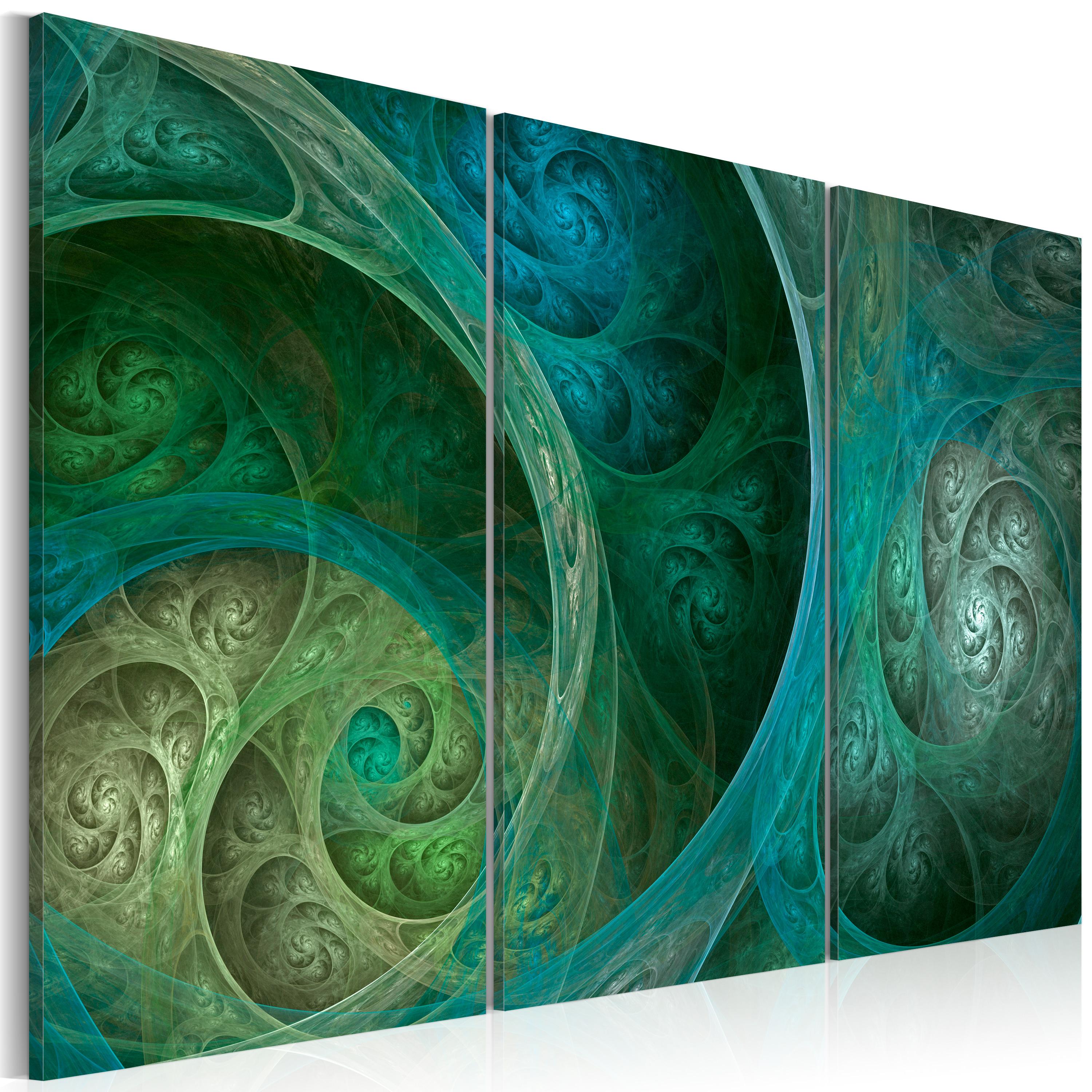 Billede - Turquoise oriental inspiration - 60 x 40 cm - Premium Print