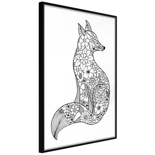 Plakat - Flower Fox