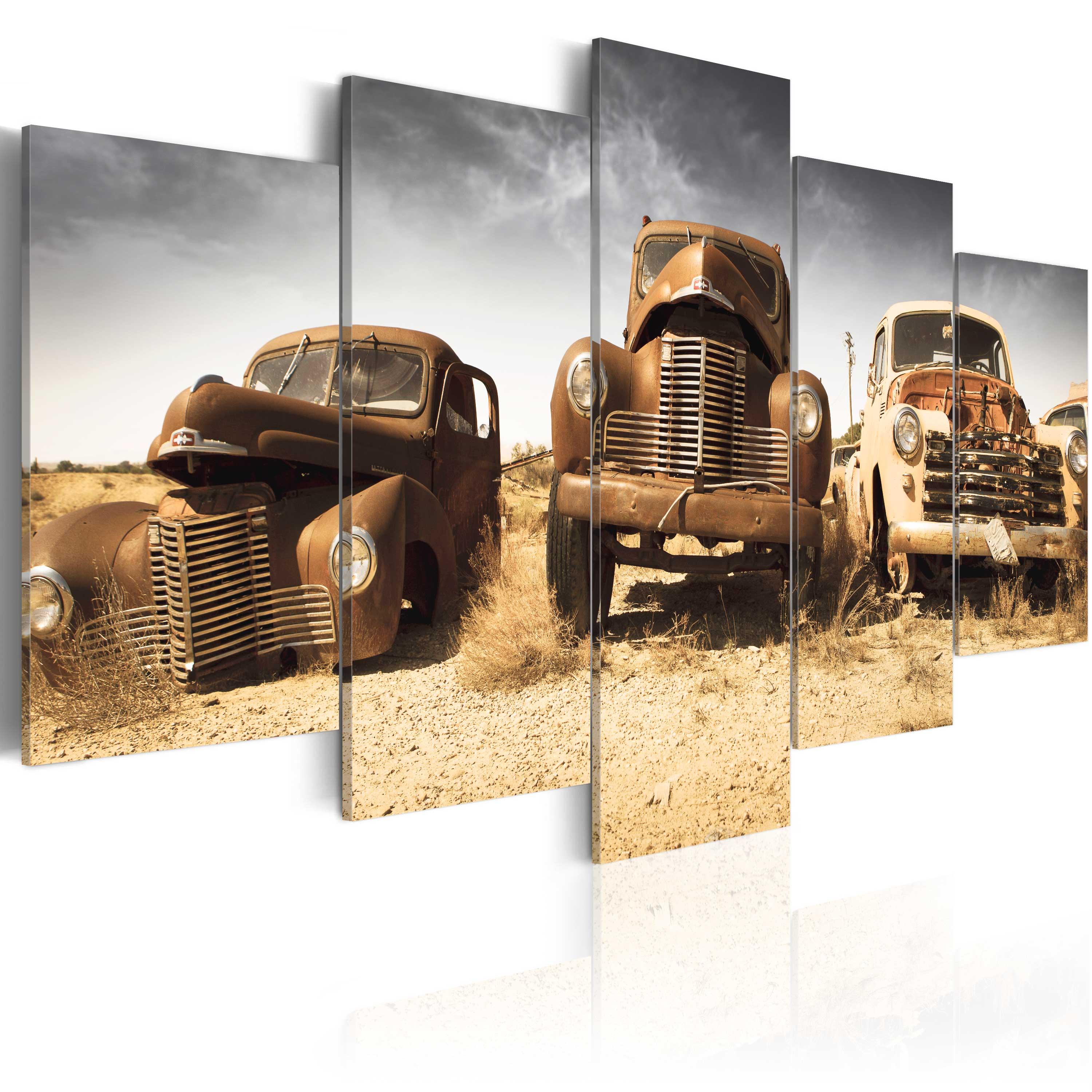 Billede - Cars with soul - 225 x 112.5 cm - Premium Print