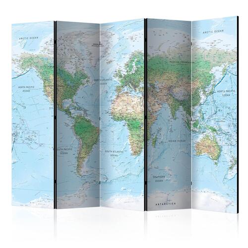 Skærmvæg - World Map