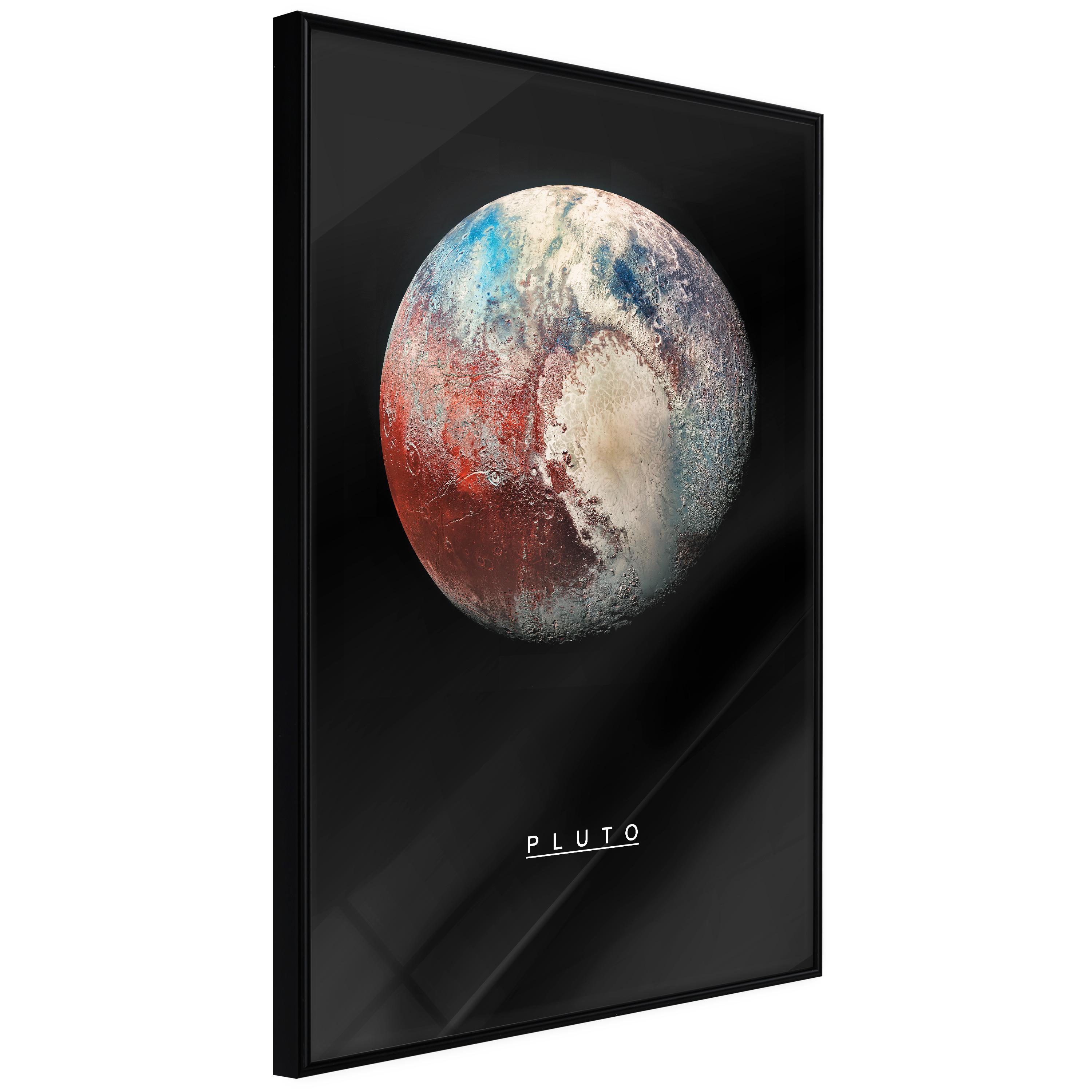 Plakat - Pluto - 20 x 30 cm - Sort ramme
