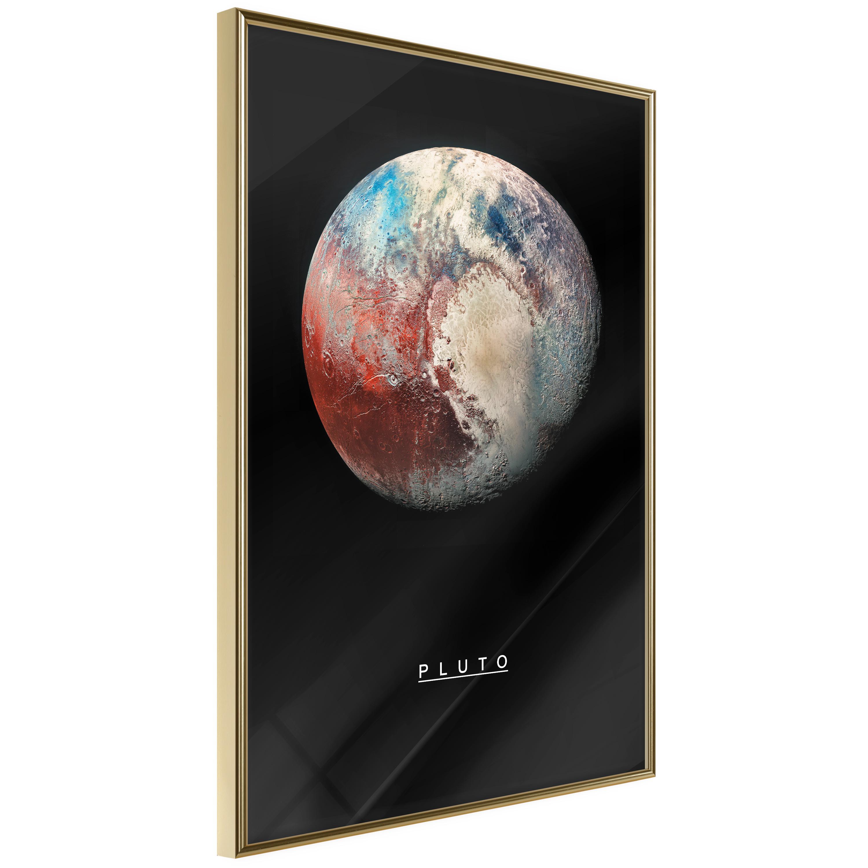 Plakat - Pluto - 40 x 60 cm - Guldramme
