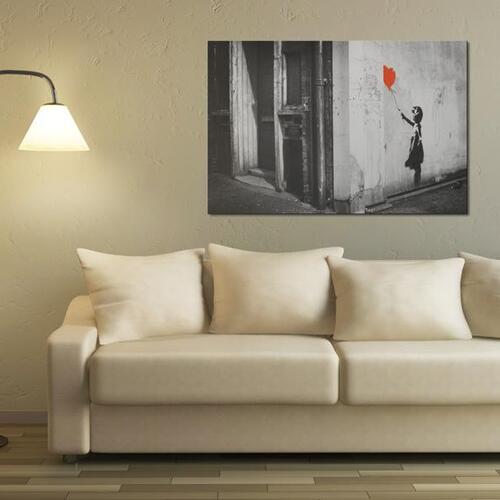 Billede - Girl with balloon (Banksy)