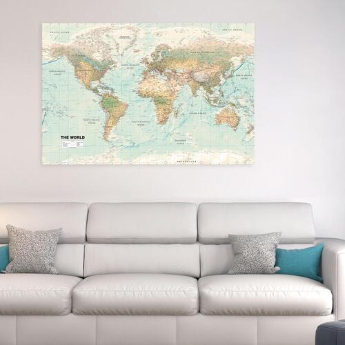 Billede - World Map: Beautiful World