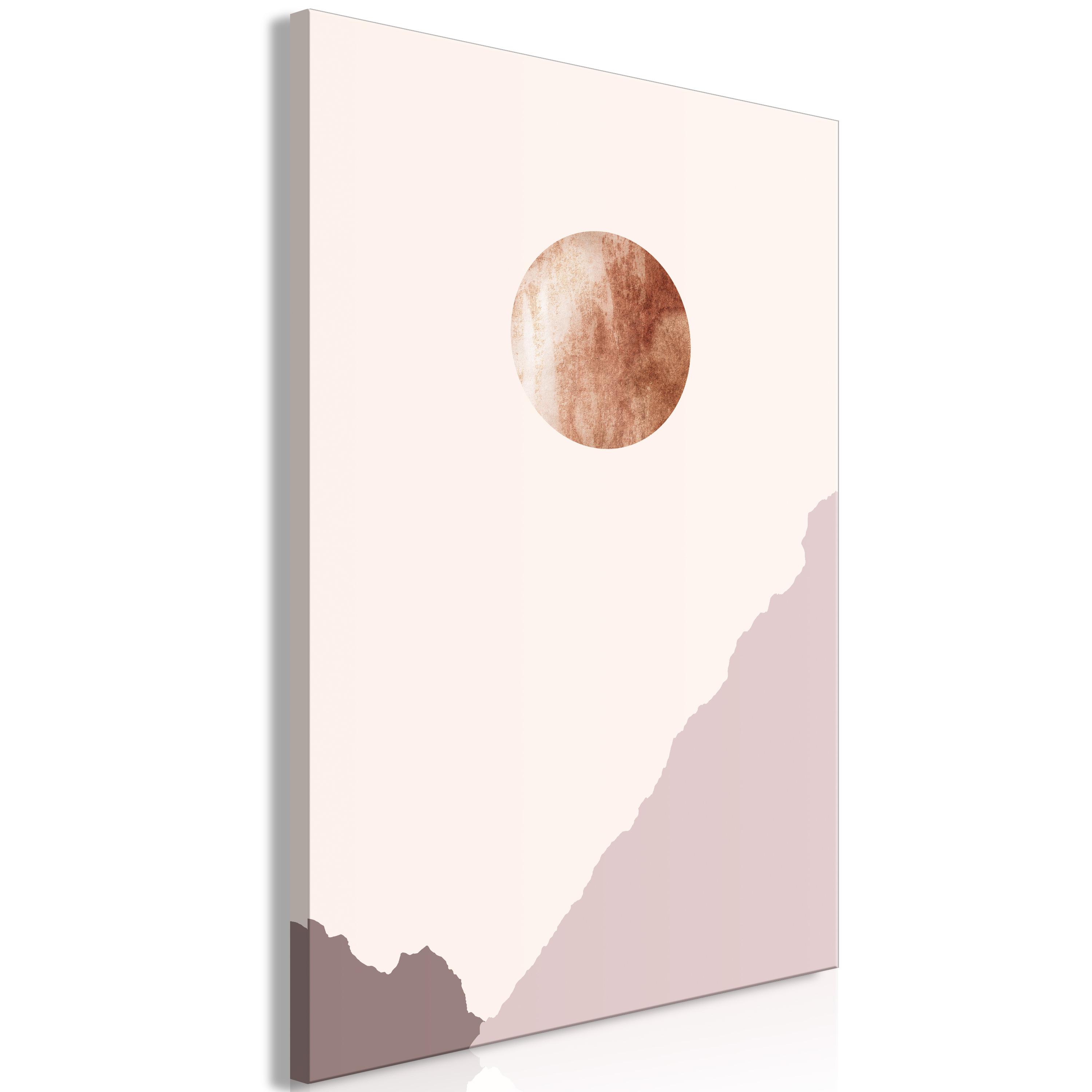 Billede - Mountain Planet (1 Part) Vertical - 60 x 90 cm - Premium Print