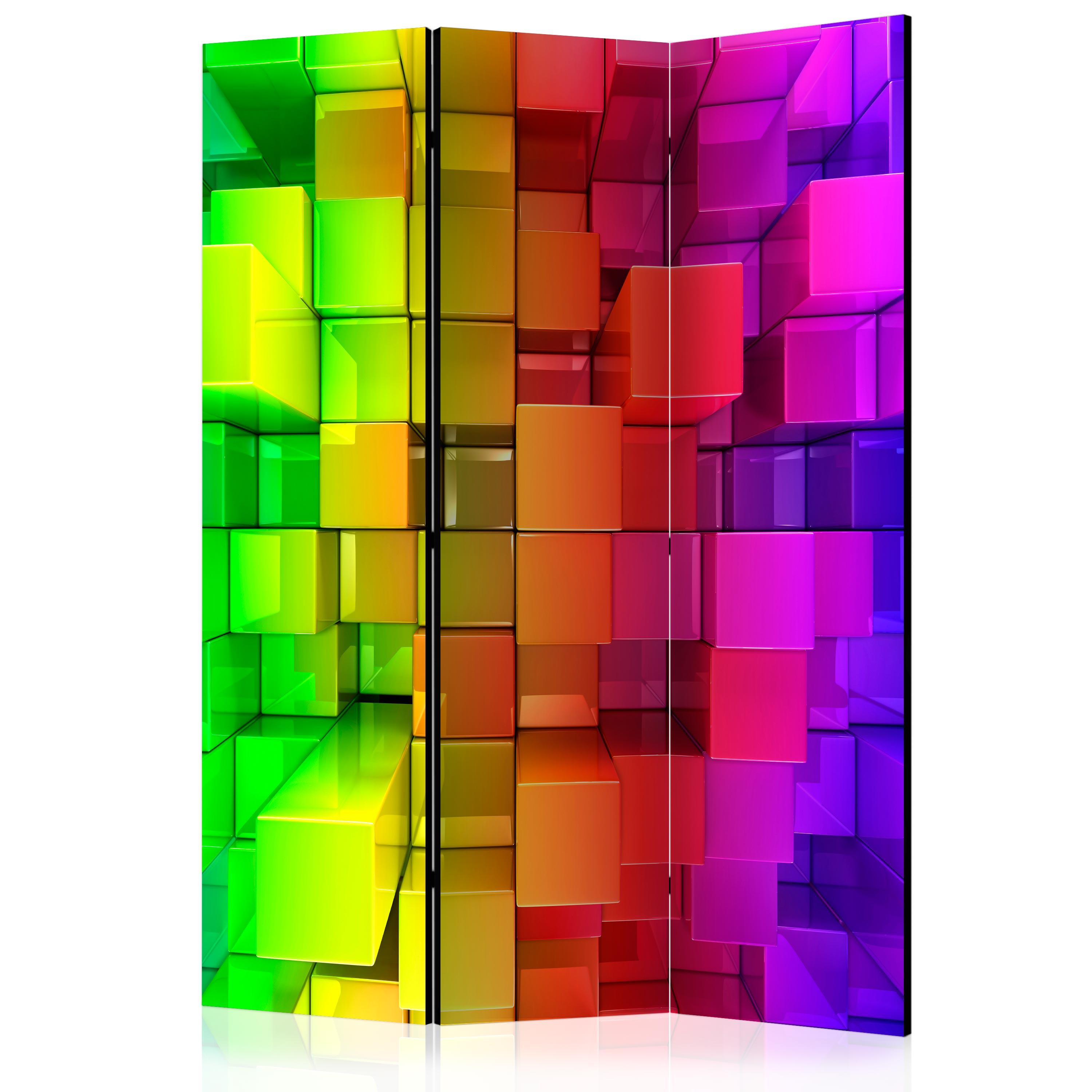 Skærmvæg - Colour jigsaw