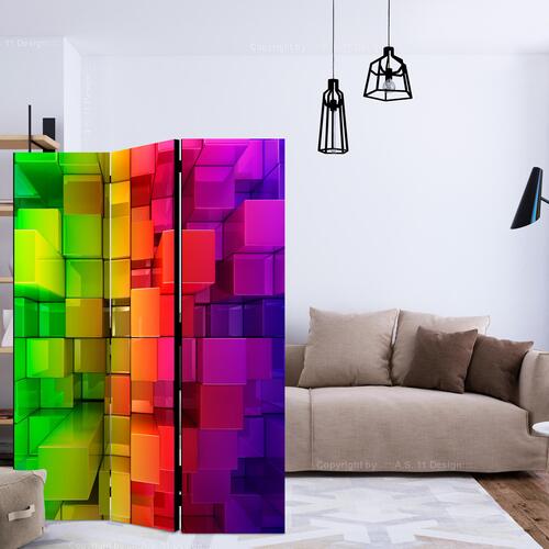 Skærmvæg - Colour jigsaw