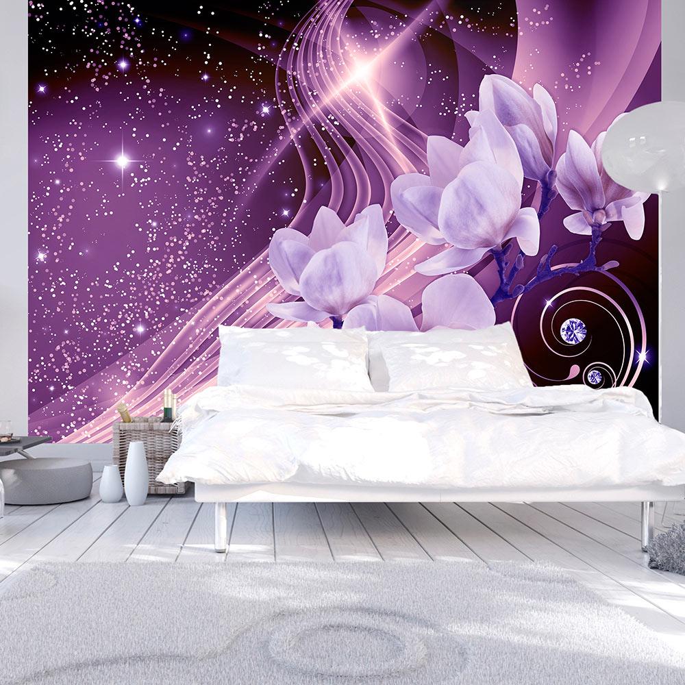 Fototapet - Purple Milky Way - 250 x 175 cm - Standard