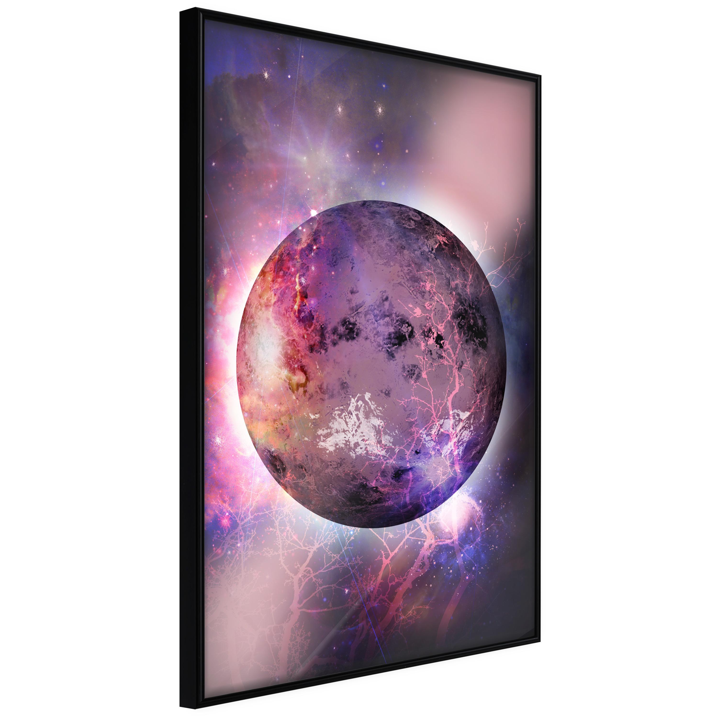 Plakat - Unknown Planet - 30 x 45 cm - Sort ramme
