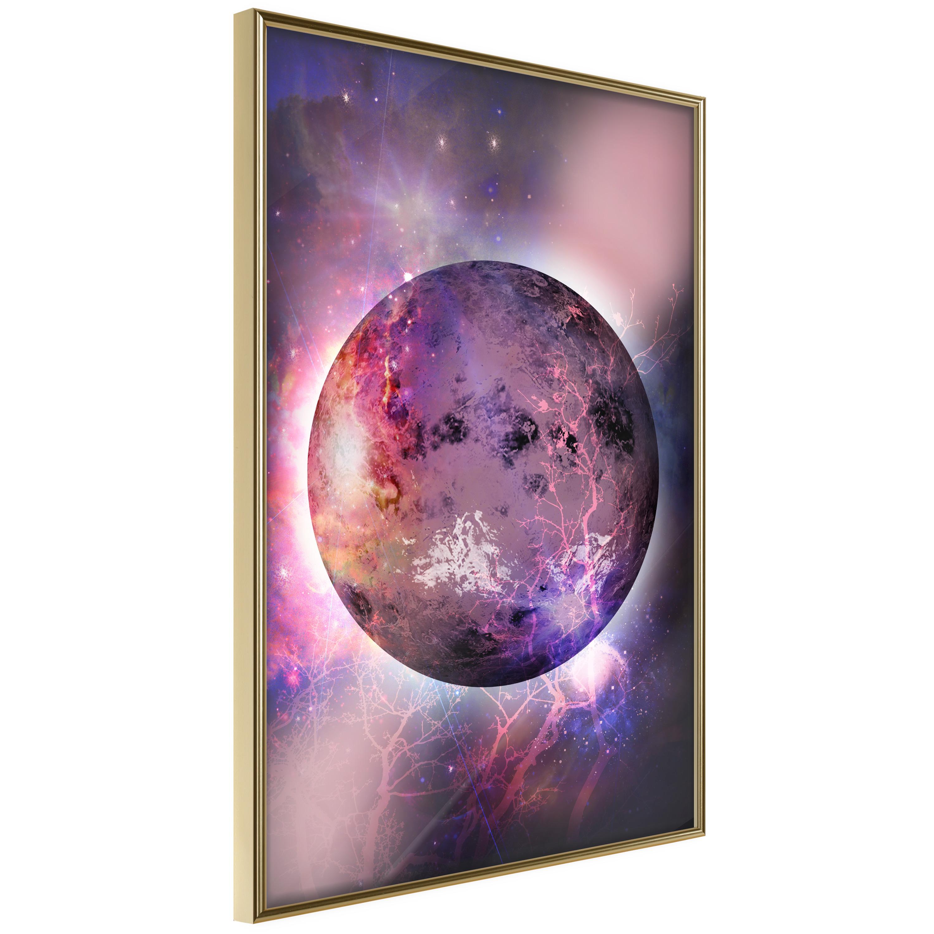 Plakat - Unknown Planet - 30 x 45 cm - Guldramme