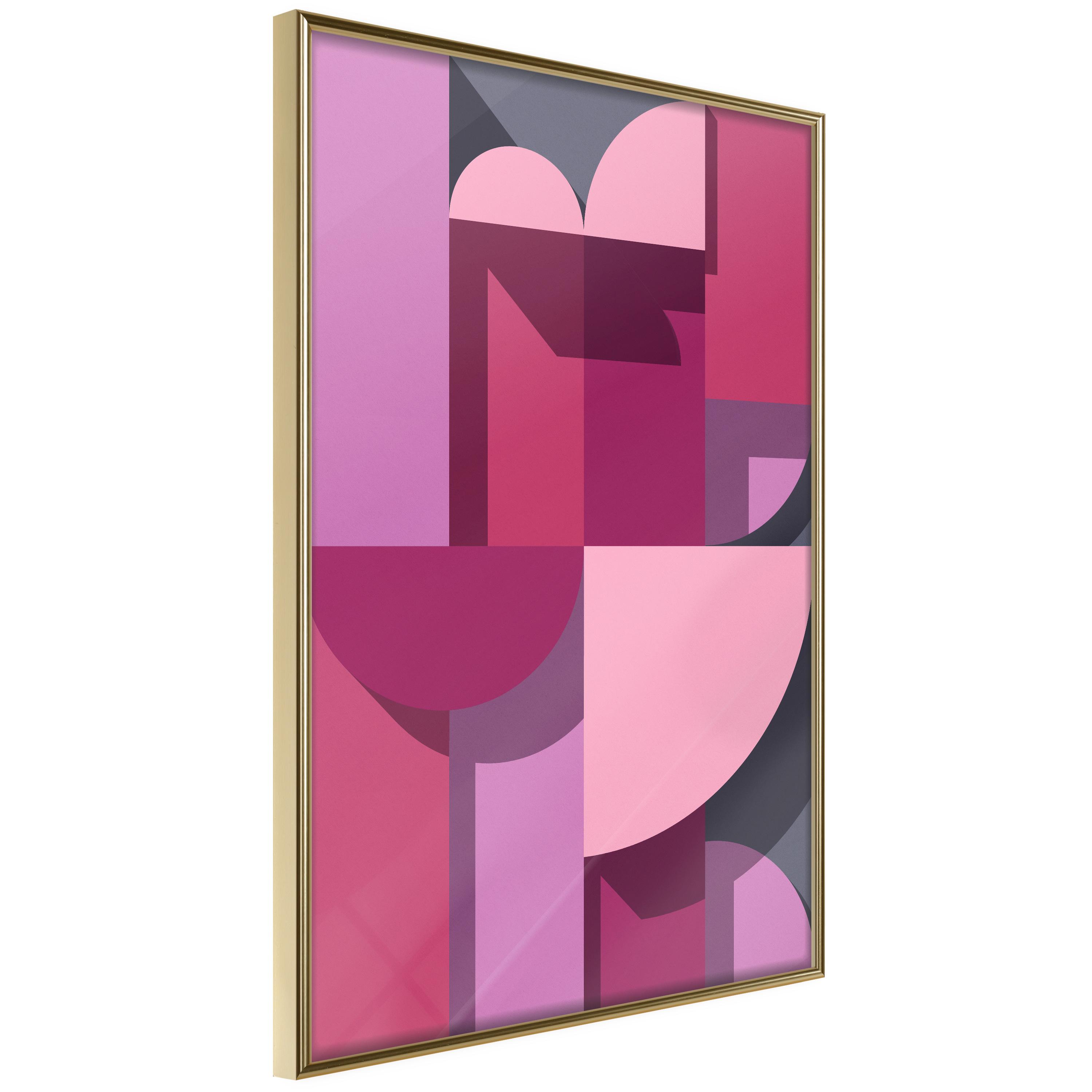 Plakat - Abstract Home - 20 x 30 cm - Guldramme
