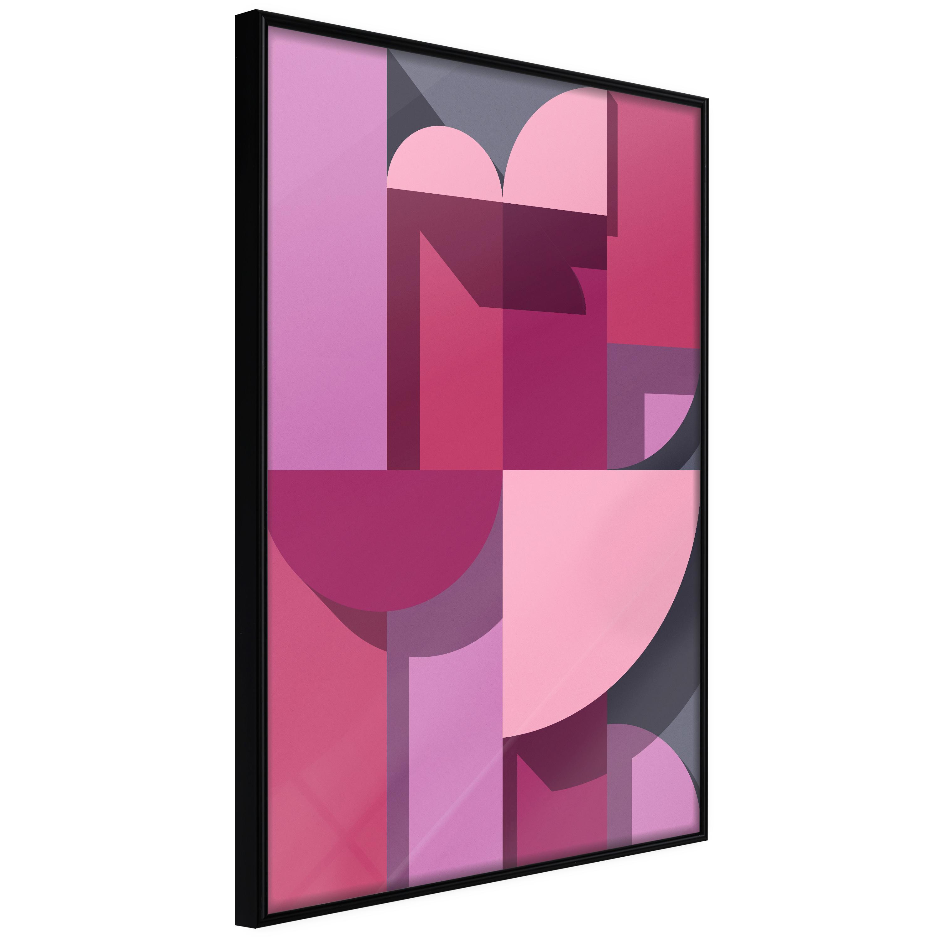 Plakat - Abstract Home - 30 x 45 cm - Sort ramme