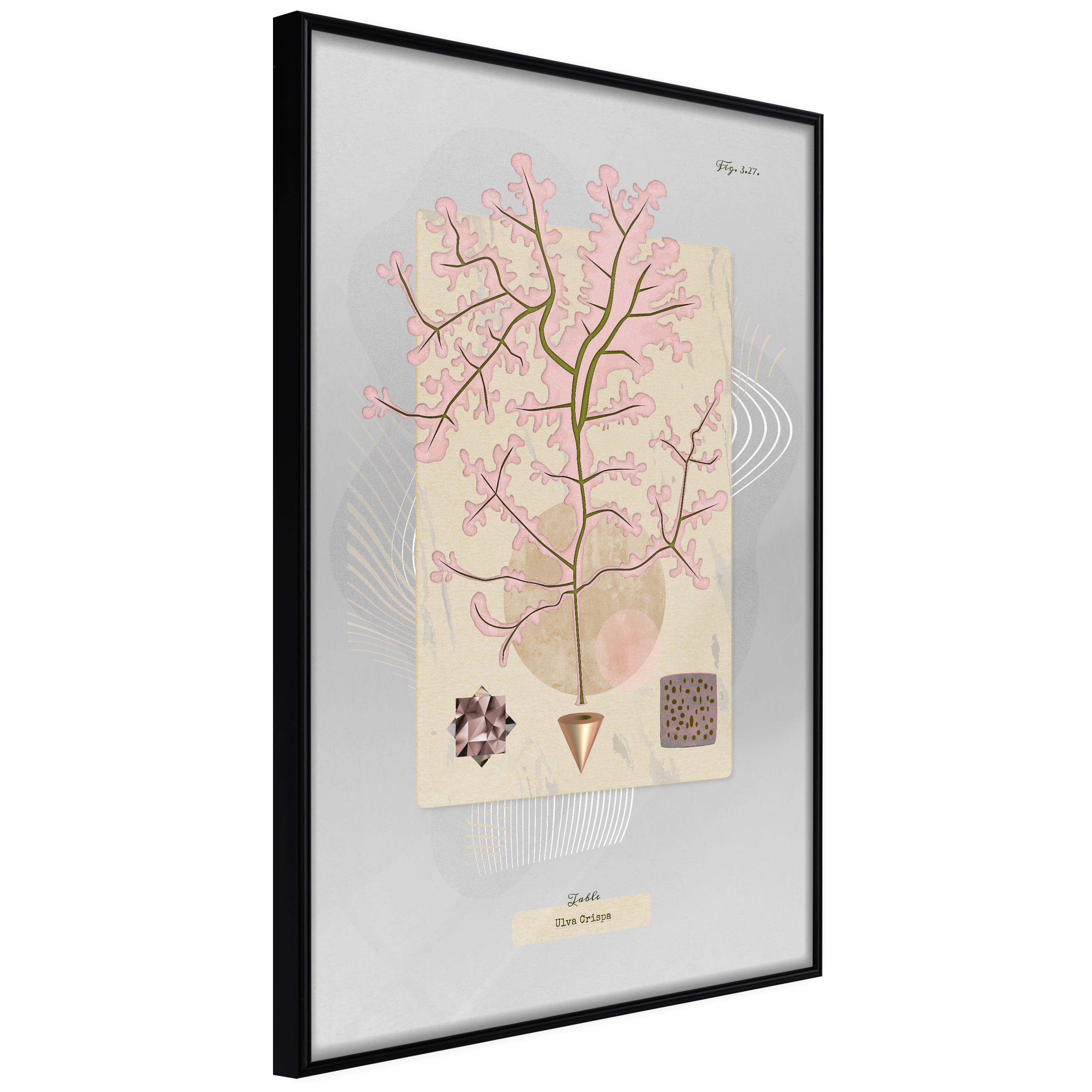 Plakat - Mysterious Tree - 20 x 30 cm - Sort ramme