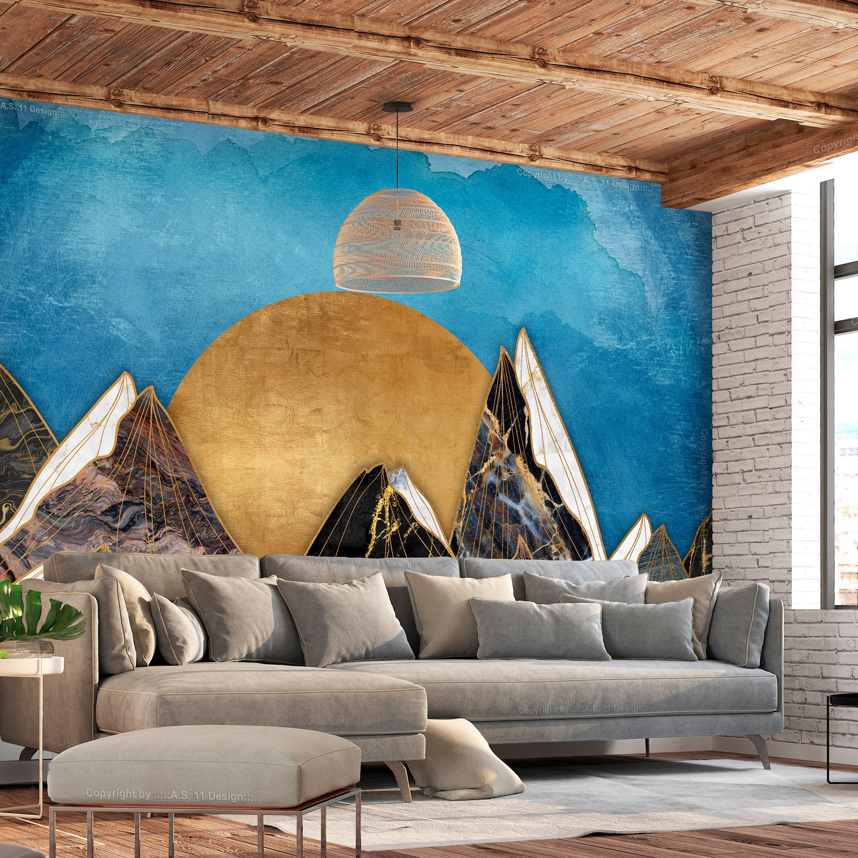Fototapet - Lonely Journey - 196 x 140 cm - Selvklæbende