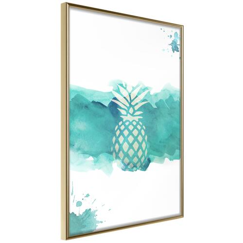 Plakat - Pineapple in Watercolours