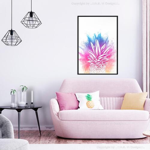 Plakat - Colourful Pineapple