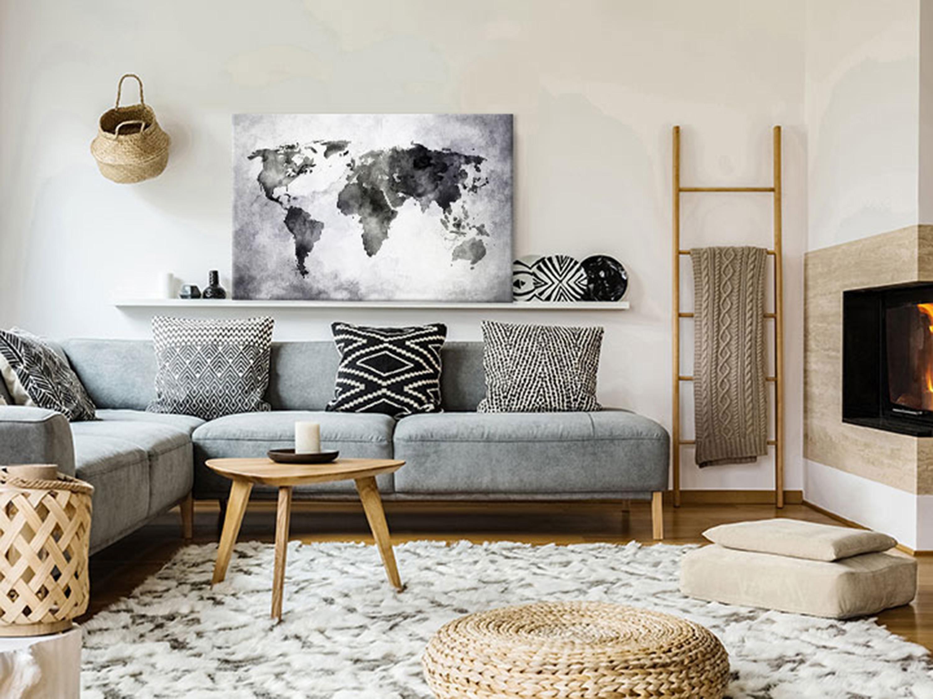 Billede - Painted Planet (1 Part) Wide - 90 x 60 cm - Standard