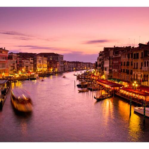 Fototapet - City of elskere, Venedig by night