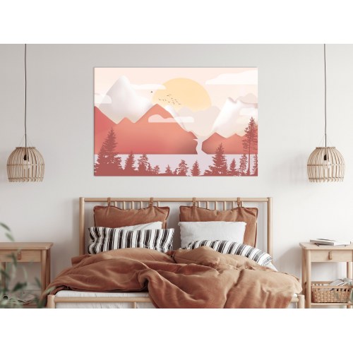 Billede - Landscape at Sunset (1 Part) Wide