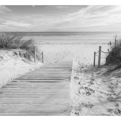 Fototapet - On the beach - black and white