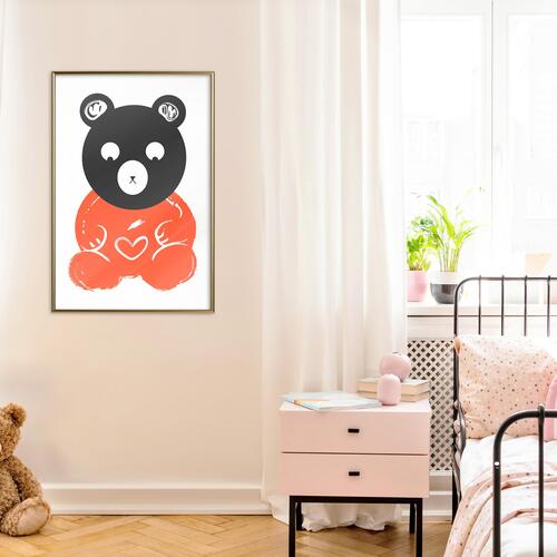 Plakat - Thoughtful Bear