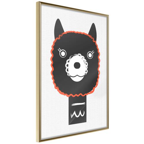 Plakat - Decorative Alpaca