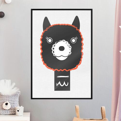 Plakat - Decorative Alpaca