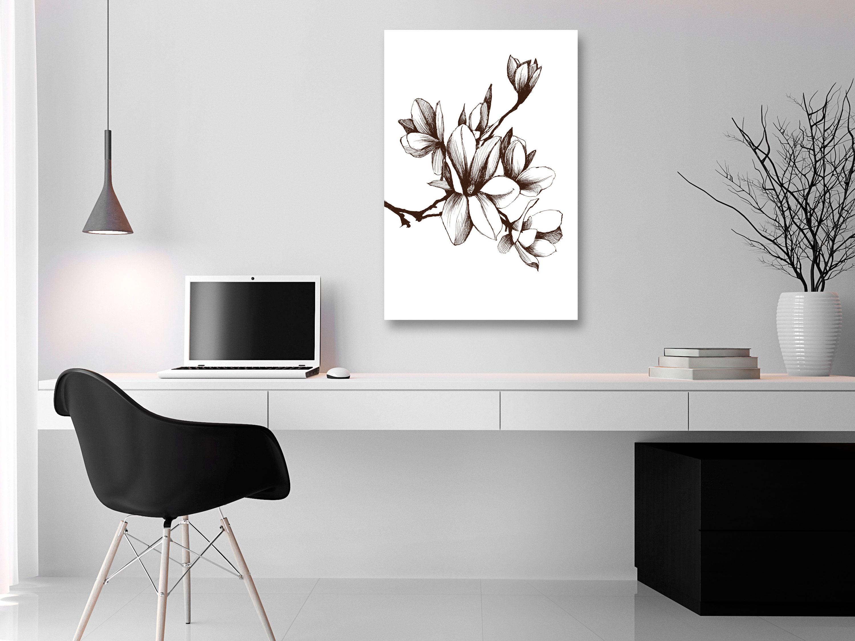 Billede - Renaissance Magnolias (1 Part) Vertical - 40 x 60 cm - Premium Print