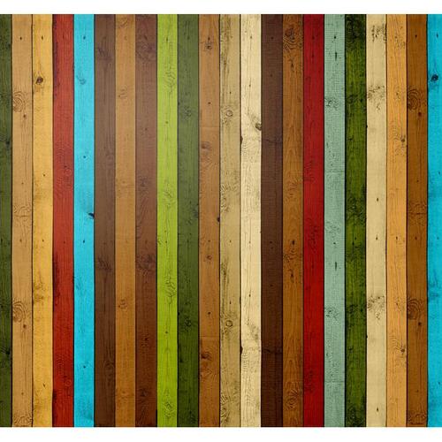 Fototapet - Wooden rainbow