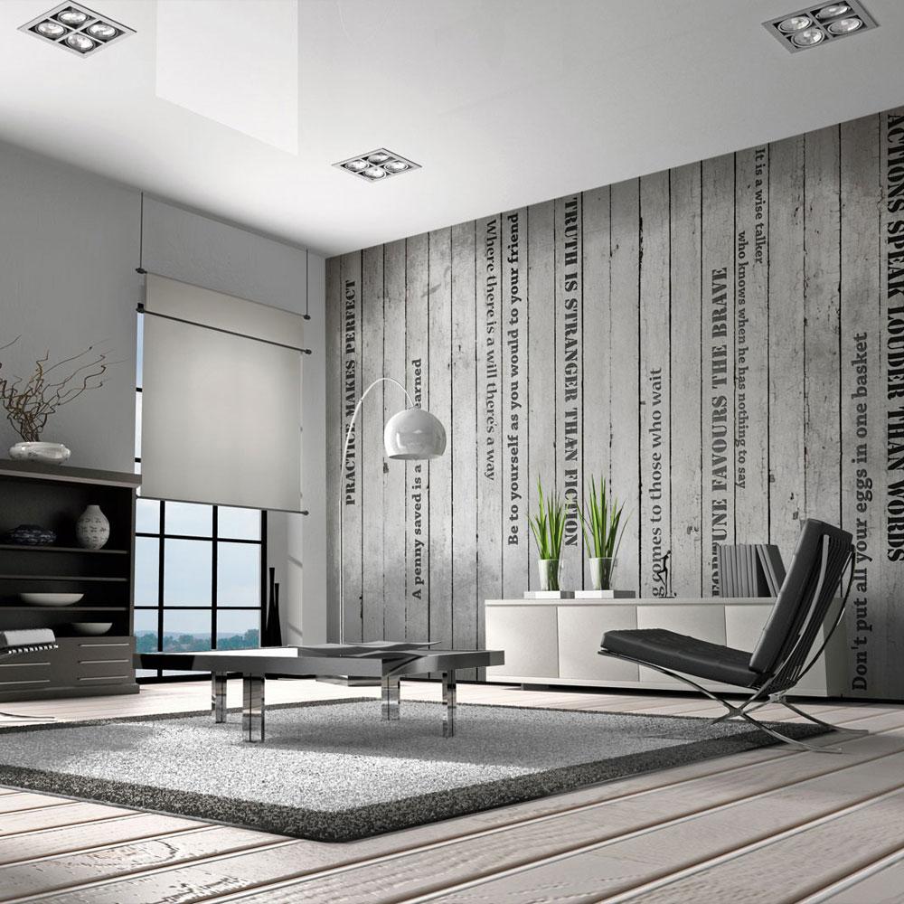 Fototapet - Memorable quotes - 350 x 270 cm - Premium