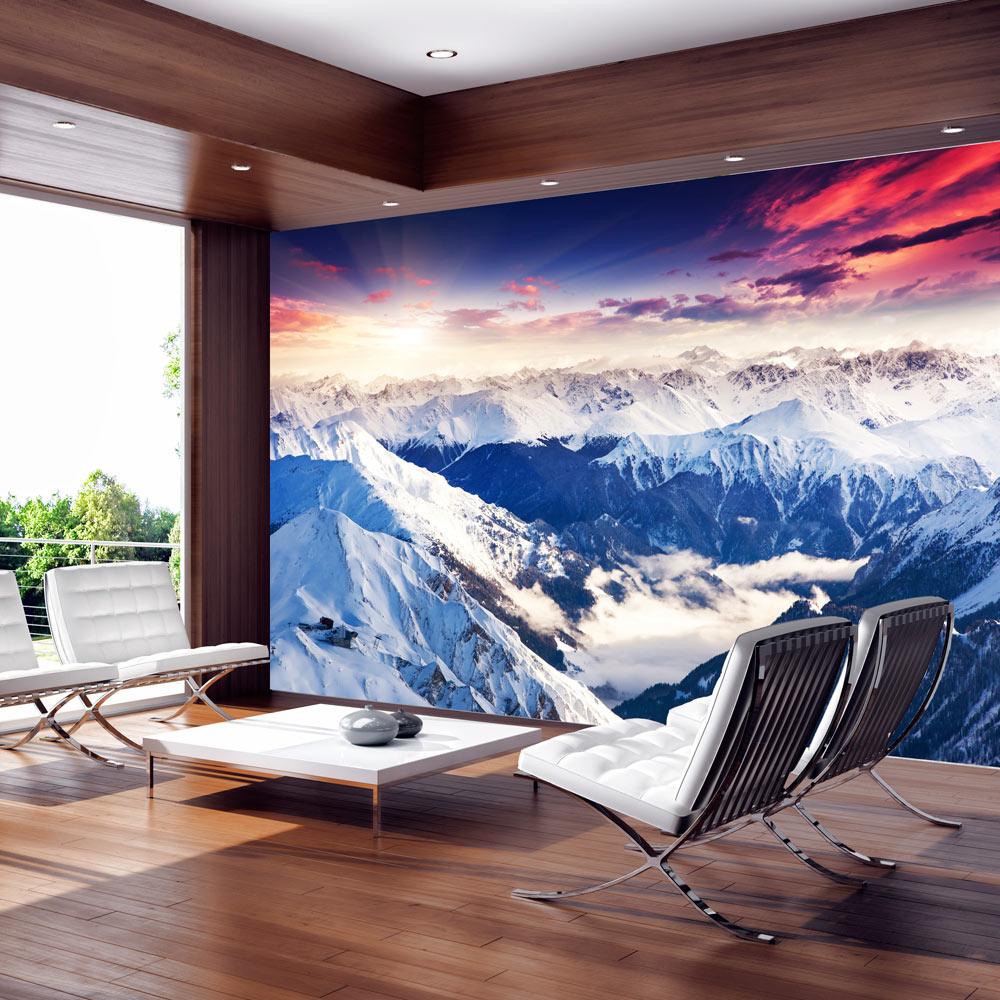 Fototapet - Magnificent Alps - 150 x 105 cm - Premium