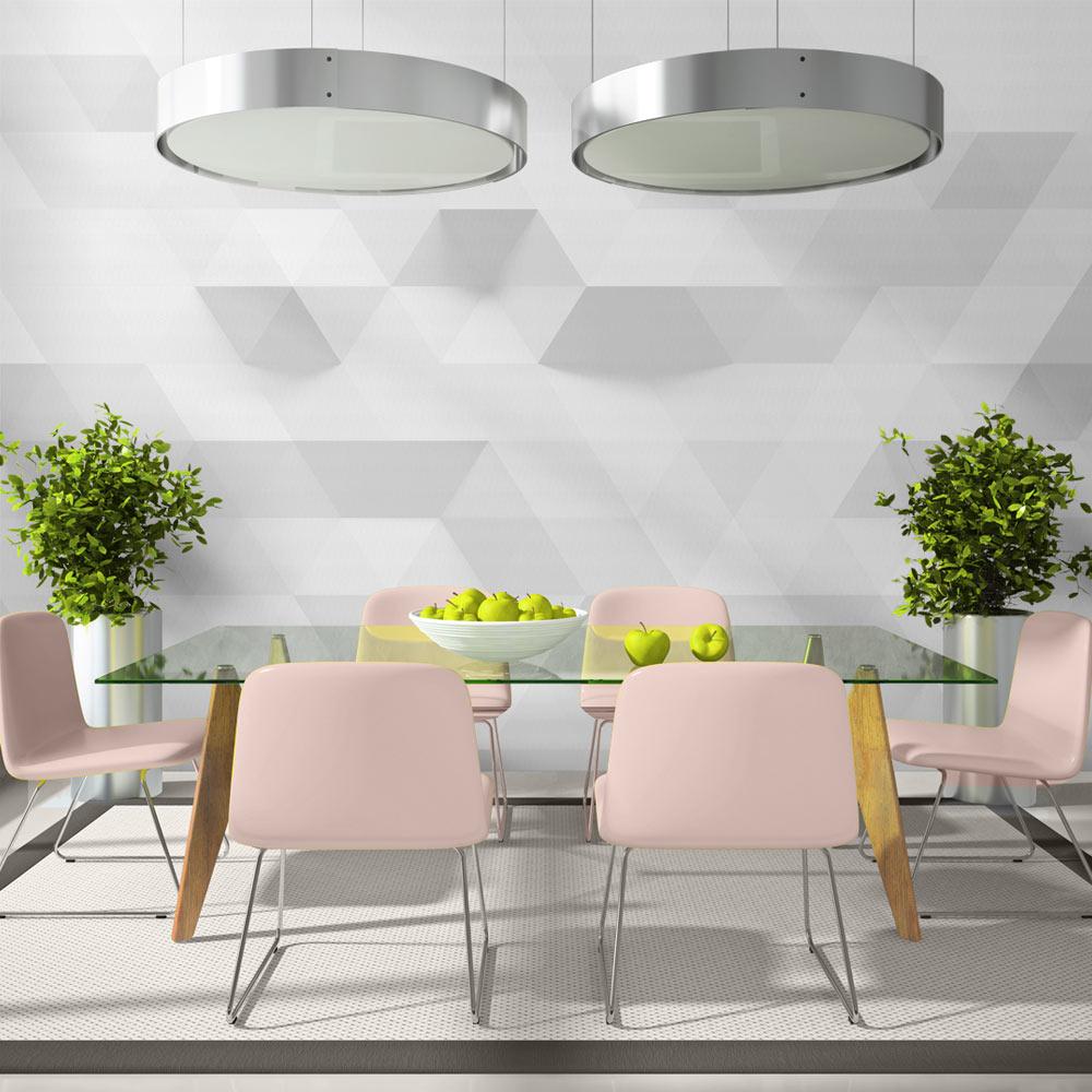 Fototapet - Harmony of Triangles - 98 x 70 cm - Selvklæbende