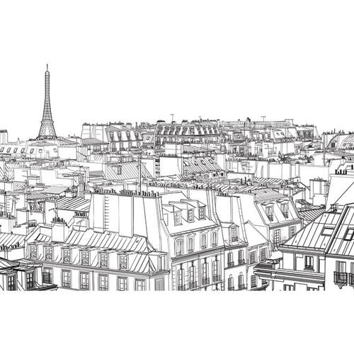 Fototapet - Parisian s skitsebog
