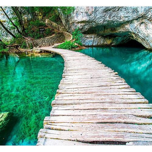 Fototapet - Plitvice Lakes National Park, Croatia