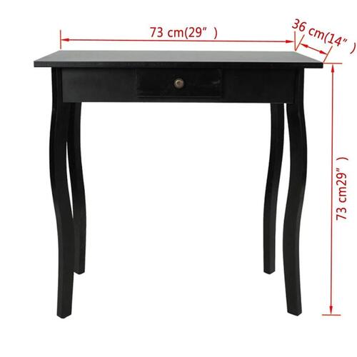 Konsolbord MDF sort