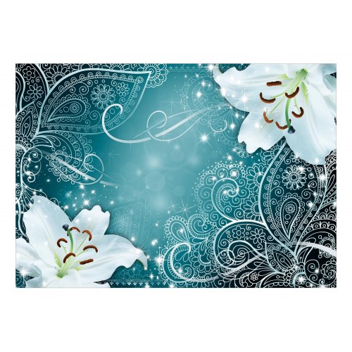 Fototapet - Oriental Wings (Turquoise)