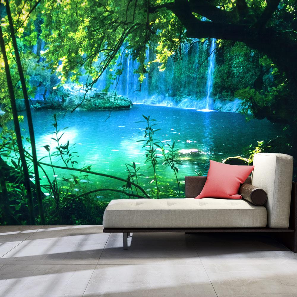 Fototapet - Kursunlu Waterfalls (Antalya, Turkey) - 300 x 210 cm - Standard