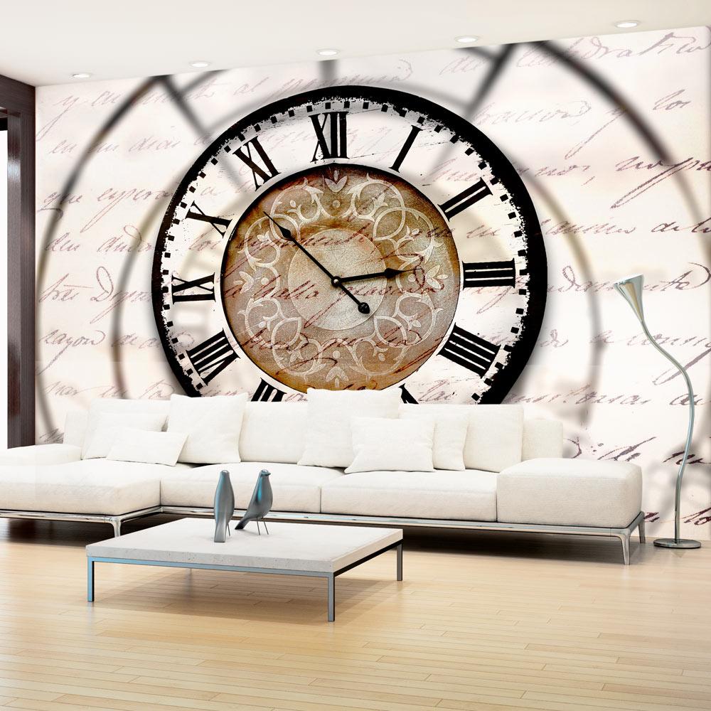 Fototapet - Clock movement - 147 x 105 cm - Selvklæbende