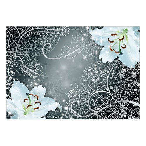 Fototapet - Oriental Wings (Grey)