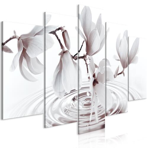 Billede - Magnolias over Water (5 dele) Wide Grey
