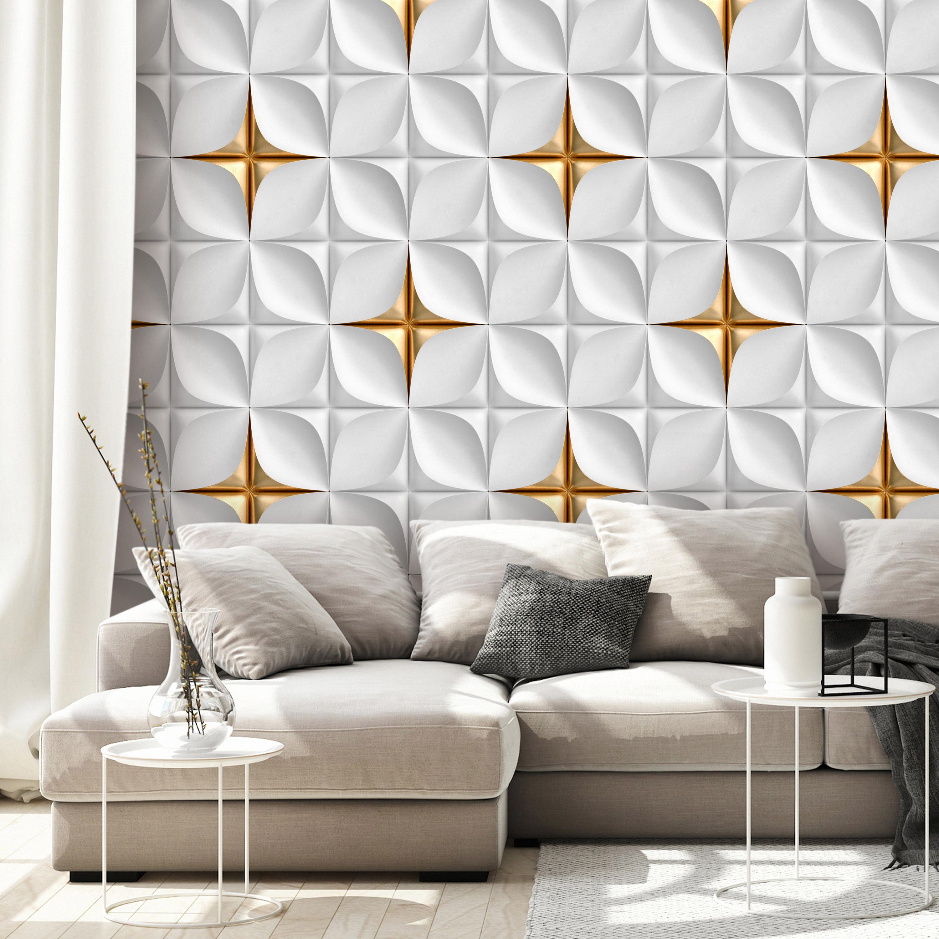 Fototapet - Golden Accent - 200 x 140 cm - Standard