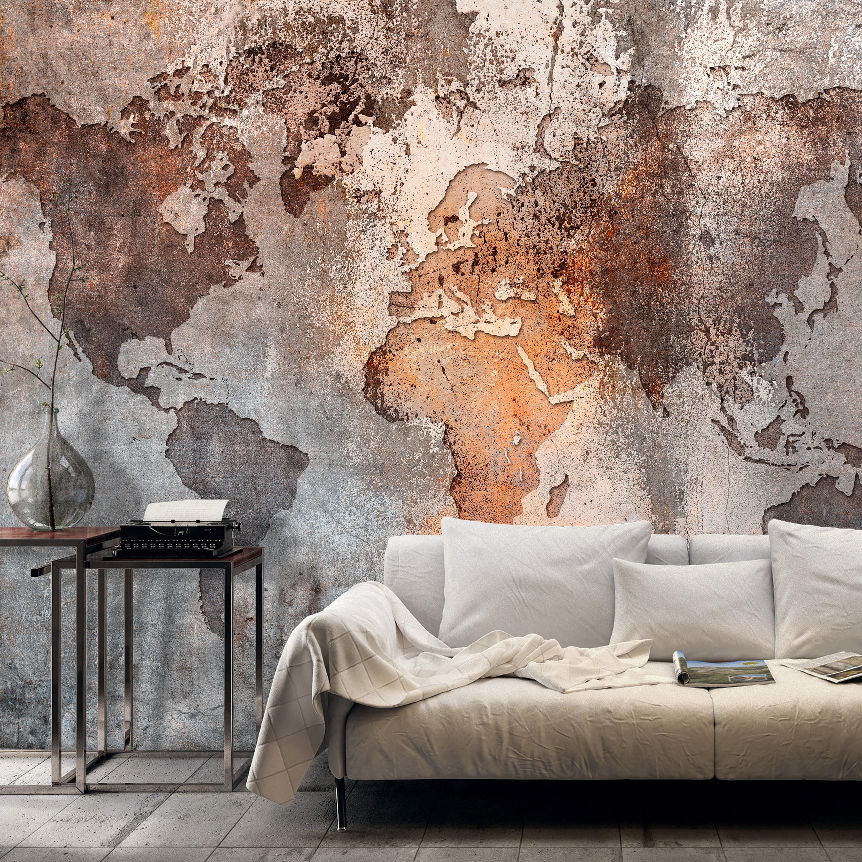 Fototapet - Map Colors - 200 x 140 cm - Standard