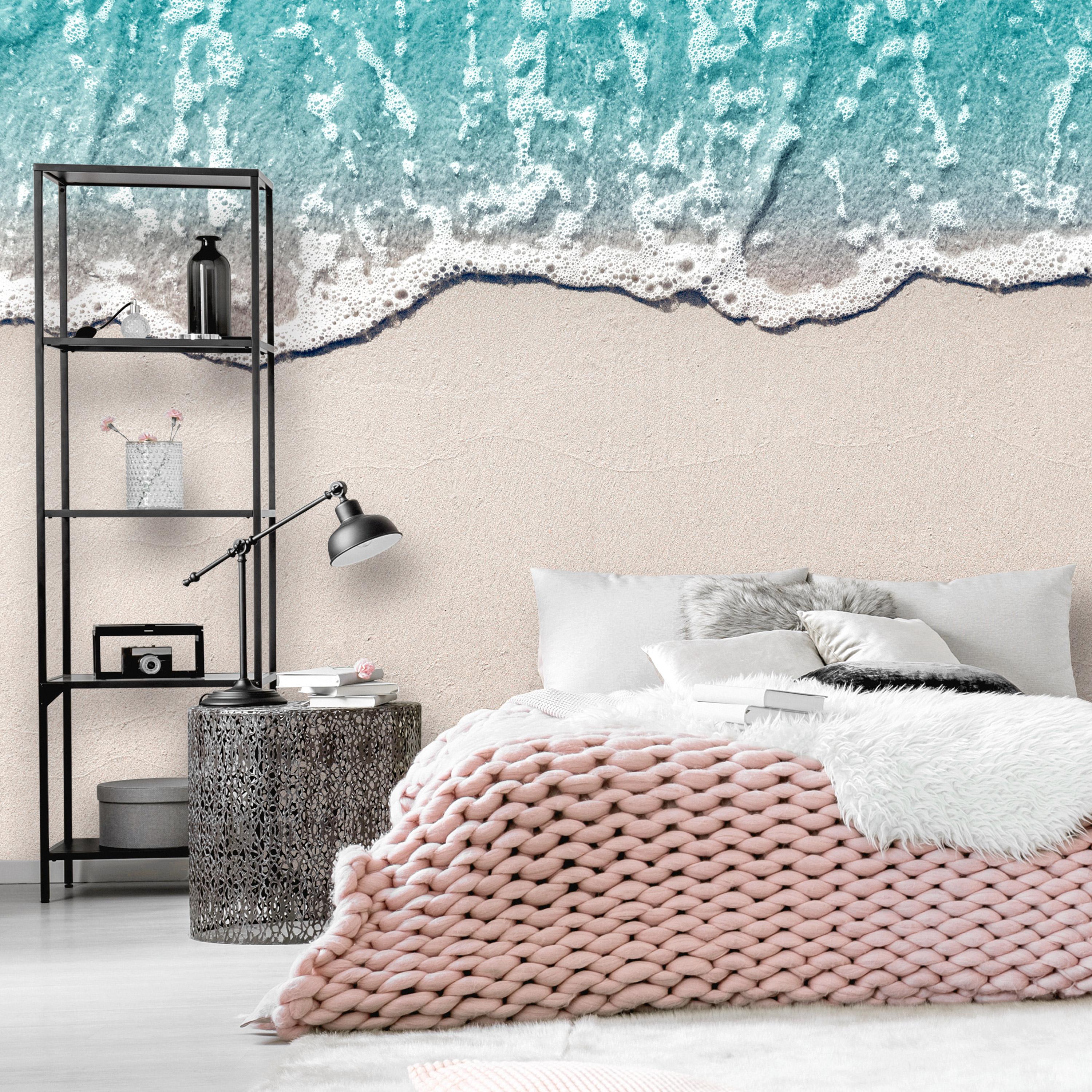 Fototapet - Sapphire Wave - 200 x 140 cm - Standard