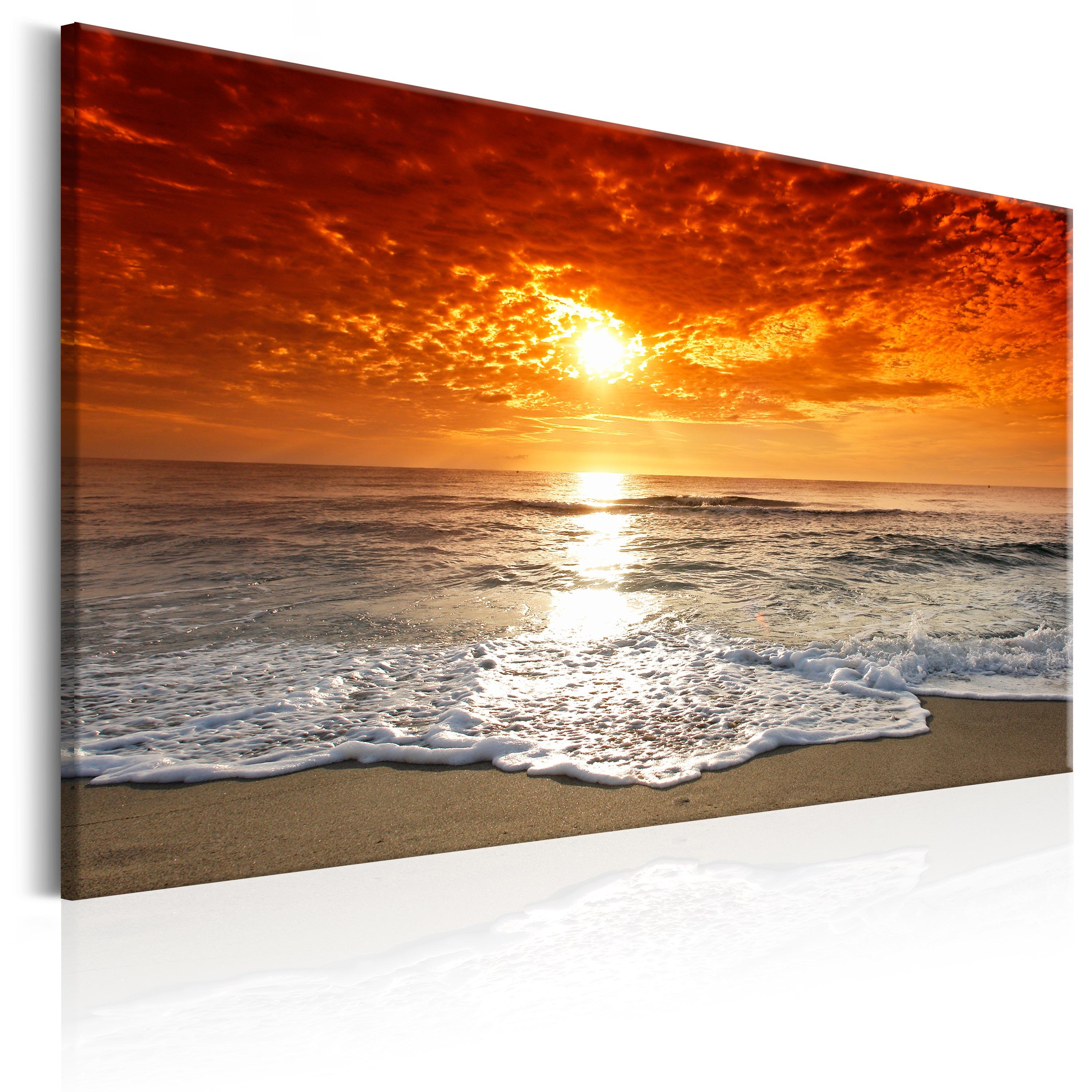 Billede - Gorgeous Beach - 90 x 60 cm - Premium Print