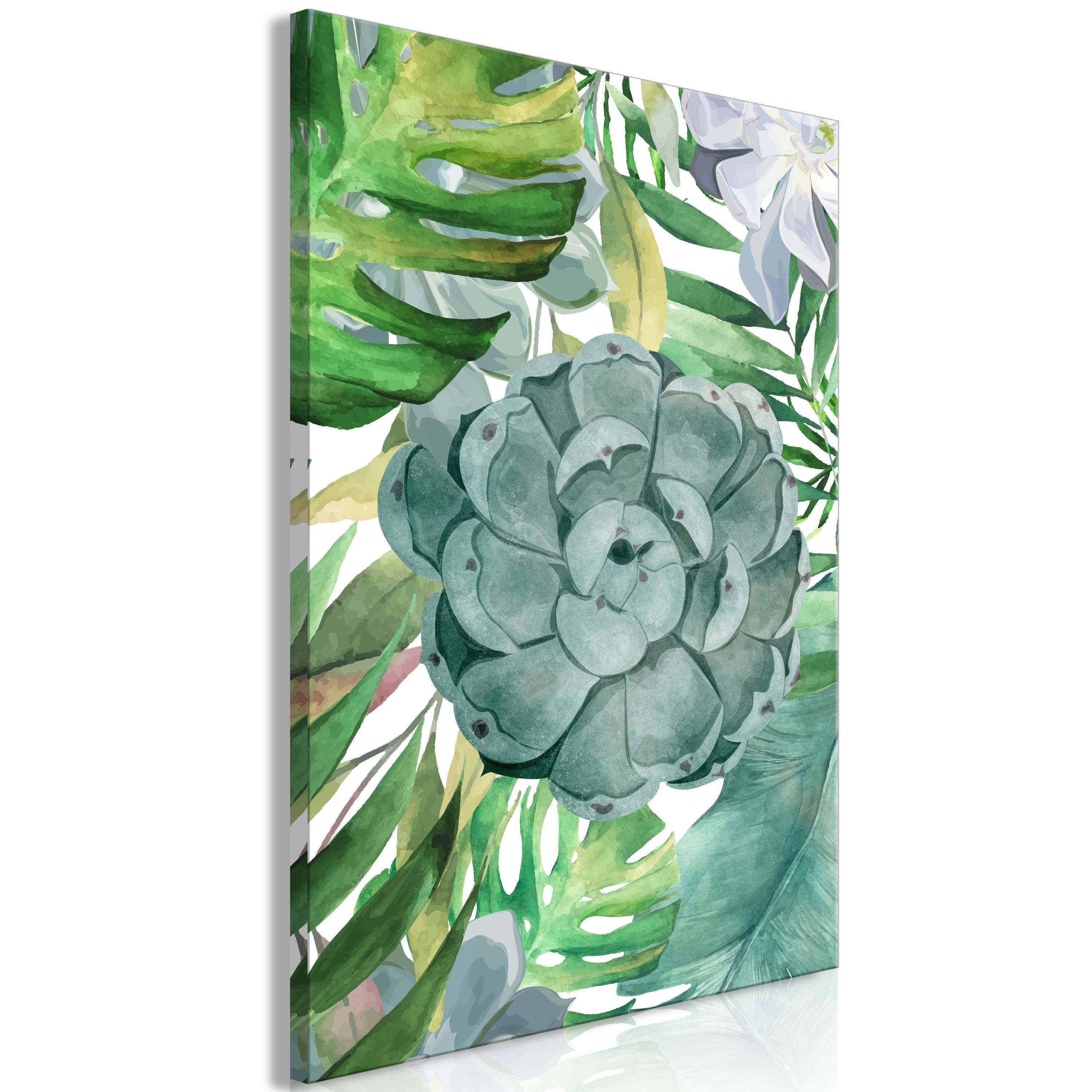 Billede - Tropical Flora (1 Part) Vertical - 80 x 120 cm - Premium Print